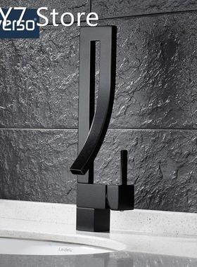 EVERSO Creative Black Kitchen Sink Faucet Kitchen Taps Water