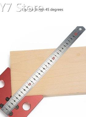 45 Degree Angle Scribe Round Centerline Scribe Wood Ruled Ca