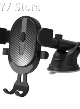 Car Suction Cup Phone Holder 3-In-1, Retractable Mobile Hold
