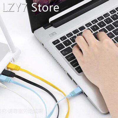 Short Cable CAT6 Flat UTP Ethernet Network Cable RJ45 Patch