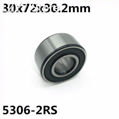 5306-2RS 30x72x30.2 mm 1Pcs Double row angular contact beari