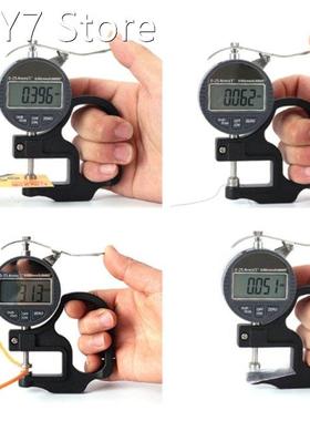 Electronic Micrometer Digital Dial Thickness Gauge w/ LCD Di