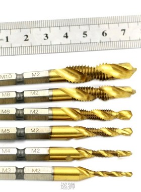 Hss6542 Drill Bit Screw Tap 1/4 Hex Shank Machine Hand Taps