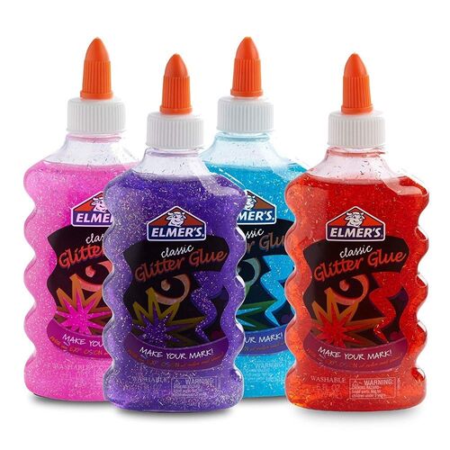 177ml Elmers Elmer's Liquid Glitter Glue Washable School Glu
