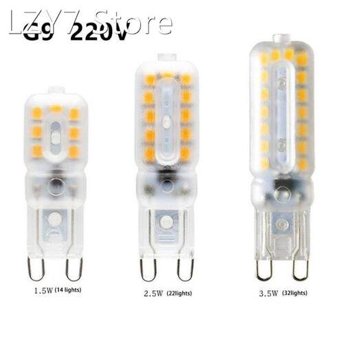 5pcs/lot LED Bulb G9 led 14/22/32LEDs AC 220V G9 lamp Led bu