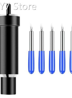 6 Pcs Replacement Deep Cut Blade+Housing Deep-Point Deep Cut