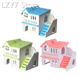 2022 New Hamster House Hideout Small Animals 2-Story Villa C