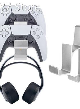 Dual Wall Mount Stand Hanger for PS5 PS4 Game Controller Gam