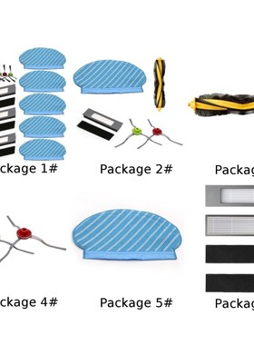 FILTER-BRUSH Mop-Cloth-Set Floor-Cleaning Ozmo Deebot Ecovac