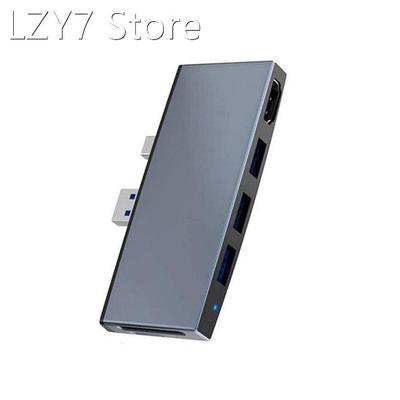 USB 3.1 Type-C Hub To HDMI-compatible Adapter USB C 6-in-1 H