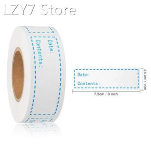 125 Labels/roll Food Storage Label Removable Frozen Stickers