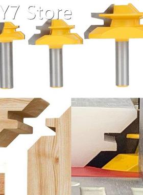 3Pcs Tongue Groove Router Bit Tool Set 1/2 In Shank Router B