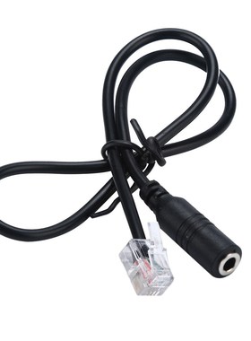 1PC Phone Adapter rj11 to 3.5 female Adapter Convertor Cable