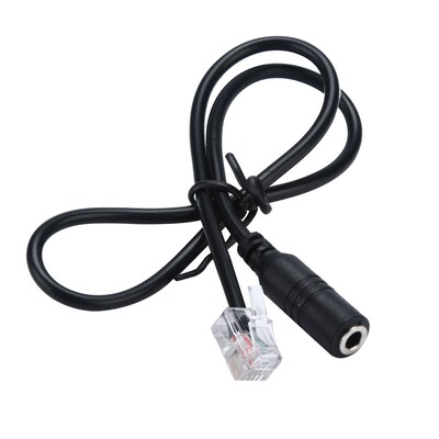 1PC Phone Adapter rj11 to 3.5 female Adapter Convertor Cable