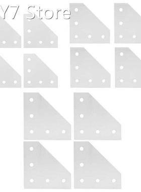 4Pcs Joining Plate Outside 5-Hole Aluminum Connecting Reinfo