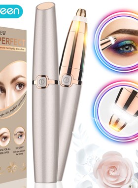 Electric Eyebrow Trimmer Epilator Painless Face Eye brow Hai