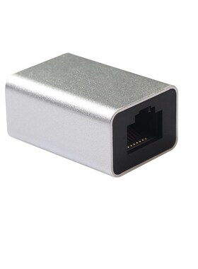 Aluminum Alloy Cat6 Rj45 8P8C Network Jack In-Line Coupler F