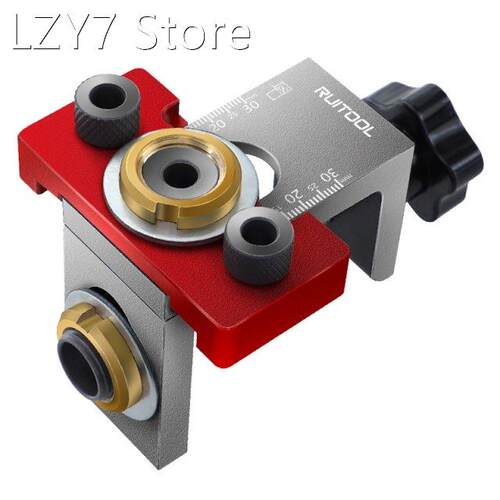 3-in-1 Doweling Jig Woodworking Joinery Hole Drill Guide Sel