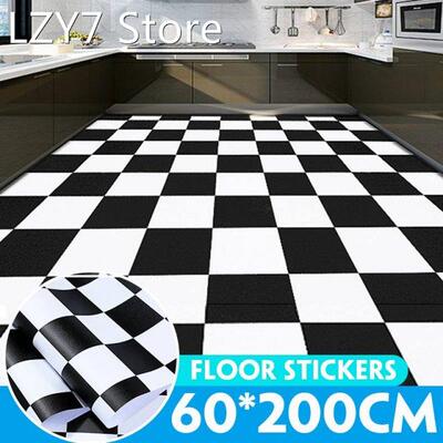200x60cm Floor Stickers Waterproof Tiles Vinyl Sticker Frost