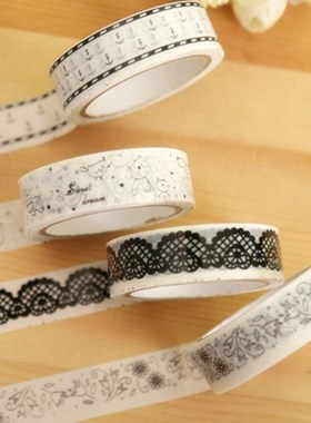2pcs DIY Decorative Masking Tape 15mm * 10m Cute Scrapbookin
