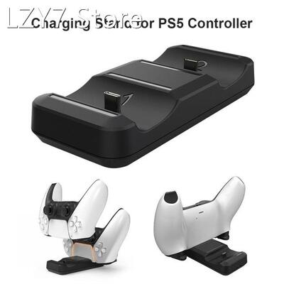 For PS5 Wireless Controller Charger Dual USB C Fast Charging