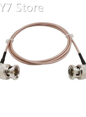 1Piece BNC Male to BNC Male Plug Right Angle 75 Ohm RG179 Co