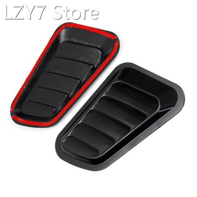 2pcs Universal Car Decorative Cell Air Flow Intake Hood Scoo