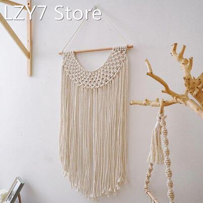 Macrame Wall Hangings Boho Wall Decor With Long Tassel Bohem