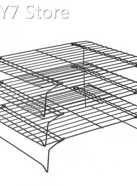 Stainless Steel Wire Grid Cooling Tray Cake Food Rack Nonsti