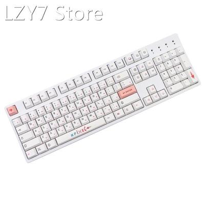 K1KF 4key Custom Color Pixel Mechanical Keyboard Keycaps ESC