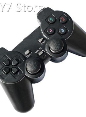 USB Wireless Double Handle Game Controller Joystick Vibratio