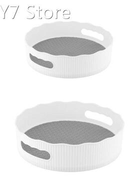 Multifunction Non-Skid Turntable Storage Basket Box Creative