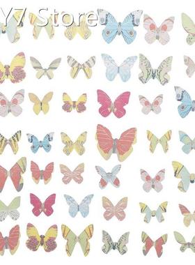 42pcs Mixed Butterfly Edible Glutinous Wafer Rice Paper Cake