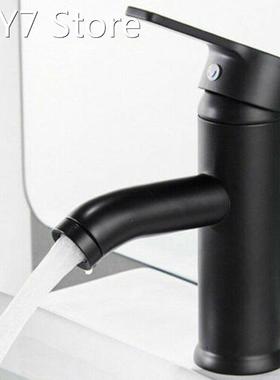 1pc Bathroom Basin Mixer Sink Tap Modern Matte Black Stainle