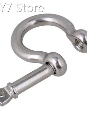 2x Bow Type 304 Stainless Steel Anchor Shackle Rigging M8 Si