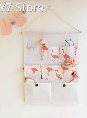 Flamingo Hanging Storage Bags Home Storage Organizer Wardrob