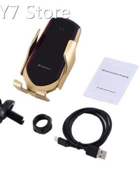 Wireless Car Charger 2 In 1 Qi Quick Charge Automatic Clampi