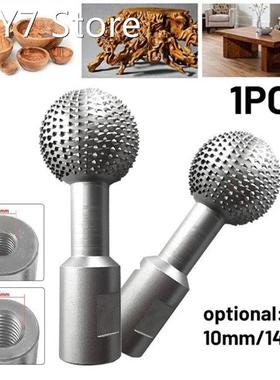 Woodworking Sphere Rotary Burr 10/14mm Shank Carbide File Tu