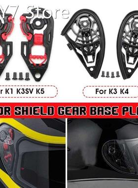 Motorcycle Helmet Visor Plate Screws Gear Base Helemt Lens V