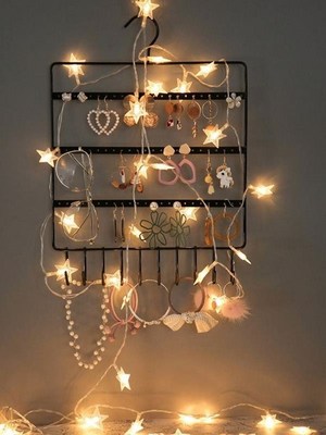 jewelry storage rack necklace earrings  box display rack