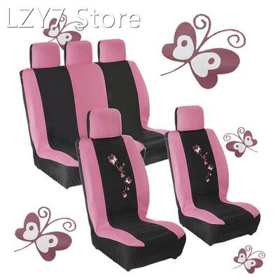 Car Seat Covers Women Front Seat Covers Butterfly Embroidery