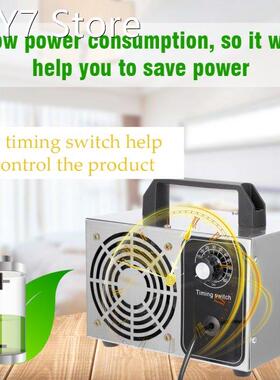 Portable Ozone Generator Machine 32g/h Air Filter Purifier