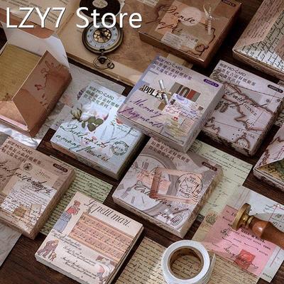 100sheets Memo Pad Lightweight Paper Retro Material Paper Me