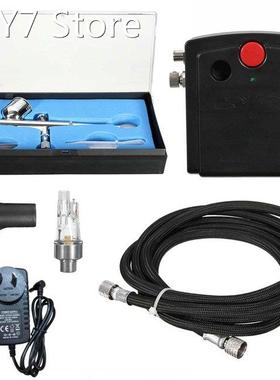 AC100-240V Dual-Action Airbrush with Compressor 0.3mm Spray