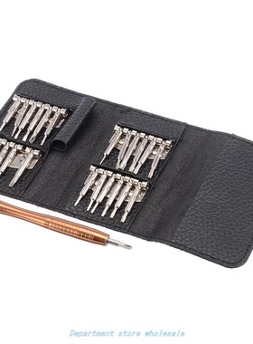 25pcs/set Silver Steel Screwdrivers Multi Trox Point Flat Cr