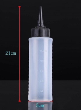 150ml Professional Plastic shampoo bottle Salon Hair Dry Cle