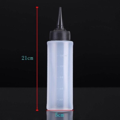 150ml Professional Plastic shampoo bottle Salon Hair Dry Cle
