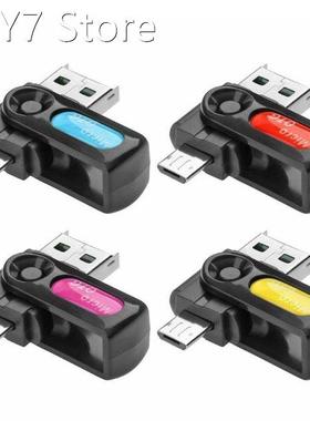 Universal 2 in 1 USB OTG Cardreader Micro USB OTG TF SD Memo