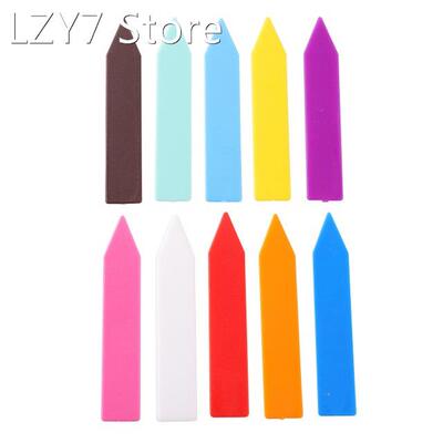 300pcs 10 Colors Plastic Plant Tags Nursery Garden Label Wa