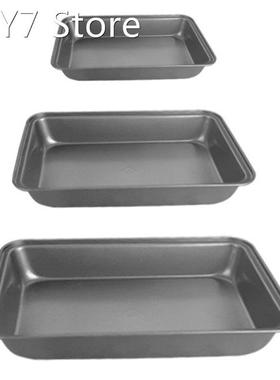 Non Stick Pizza Pan Cake Mold Rectangle Plate Tray Bakeware